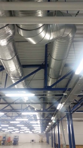 Wykonanie instalacji wentylacji oraz klimatyzacji w nowej hali produkcyjnej
