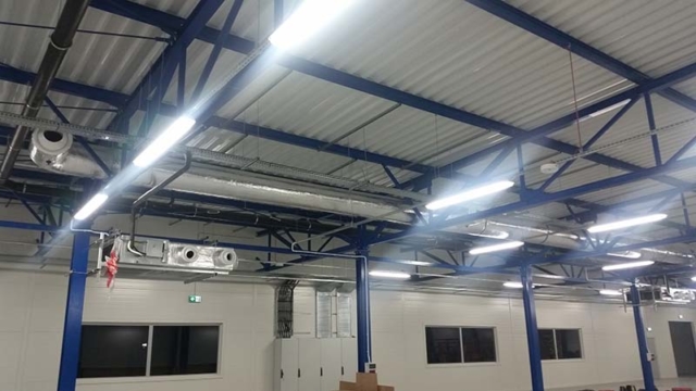 Wykonanie instalacji wentylacji oraz klimatyzacji w nowej hali produkcyjnej